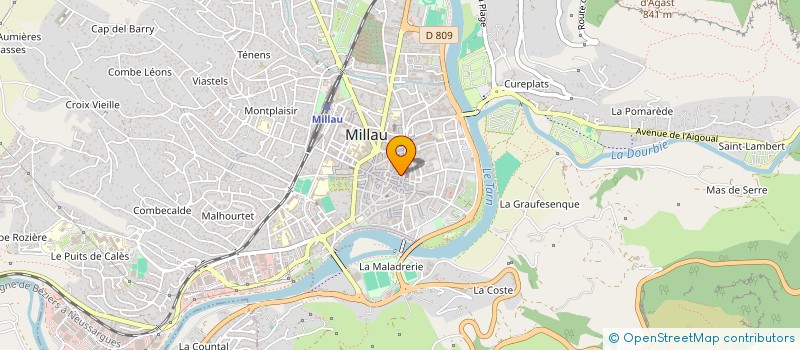localisation de l'entreprise EURL TOUT CONTE FEE à MILLAU