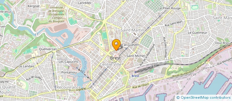 localisation de l'entreprise EURL TRAN VD à BREST