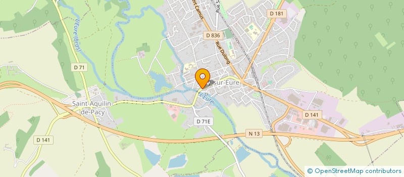 localisation de l'entreprise EURL TRANCHARD  PACY-SUR-EURE