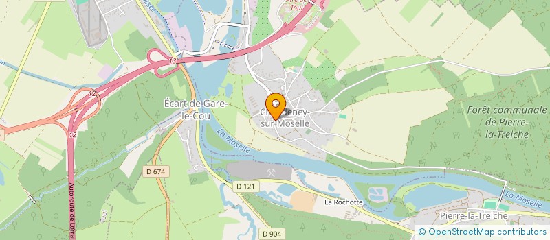 localisation de l'entreprise EURL TRANS-ETOILE à CHAUDENEY-SUR-MOSELLE