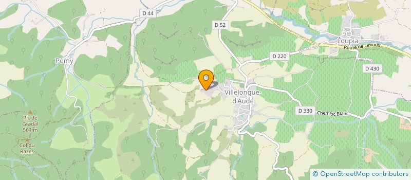 localisation de l'entreprise EURL TRANS EURO PYRENEES à VILLELONGUE-D'AUDE