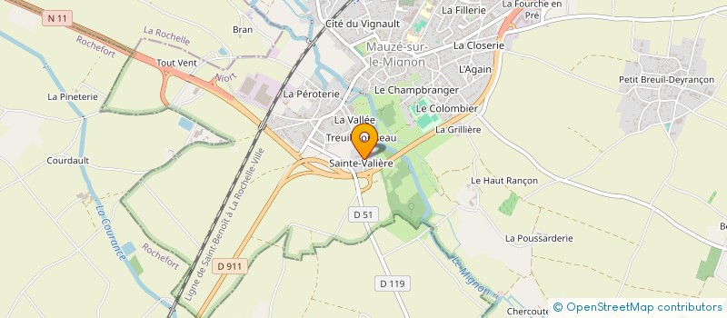 localisation de l'entreprise EURL TRANS-MAGISTER  MAUZE-SUR-LE-MIGNON