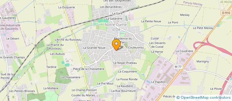 localisation de l'entreprise EURL TRANSIT'IF PHARMA  NOTRE-DAME-D'OE