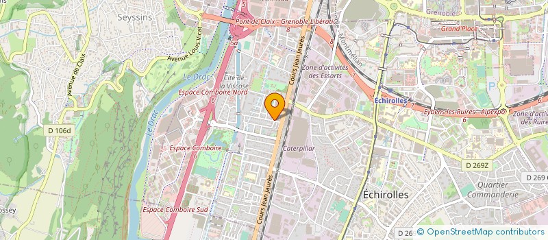 localisation de l'entreprise EURL TRANSPORT ROSAIRE  ECHIROLLES