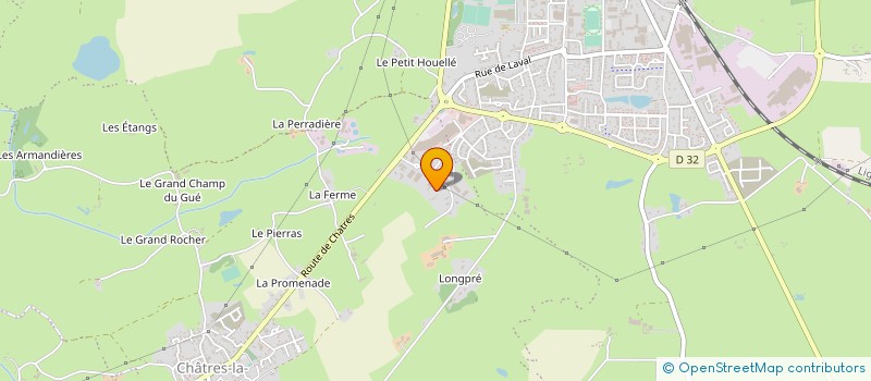 localisation de l'entreprise EURL TRANSPORT ROYER à EVRON