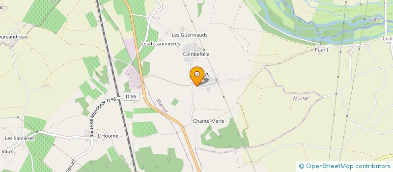 localisation de l'entreprise EURL TRANSPORTS BRUNET à MARSAC
