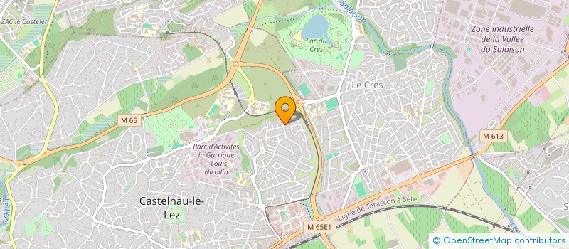 localisation de l'entreprise EURL TRANSPORTS CHAPUS à CASTELNAU-LE-LEZ
