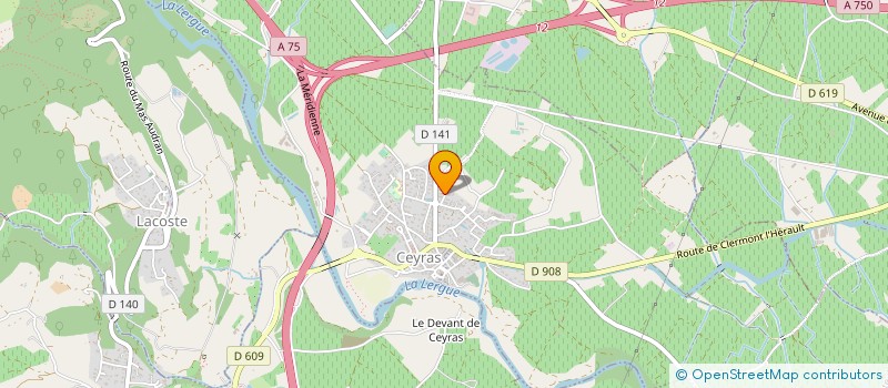 localisation de l'entreprise EURL TRANSPORTS MARIN à CEYRAS