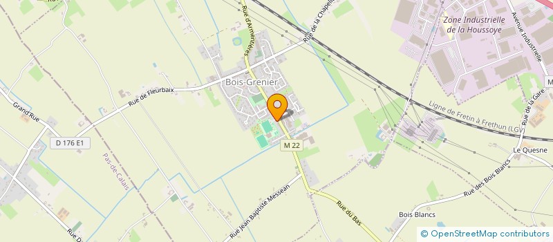 localisation de l'entreprise EURL TRANSPORTS NICOLAI C.  BOIS-GRENIER