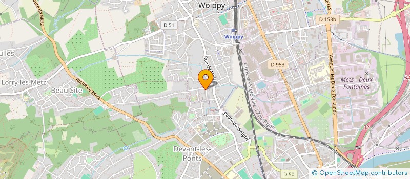 localisation de l'entreprise EURL TRANSPORTS SERVICES  WOIPPY