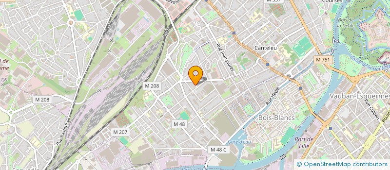 localisation de l'entreprise EURL TRAVAUX BATIMENT NORD FRANCE à LILLE