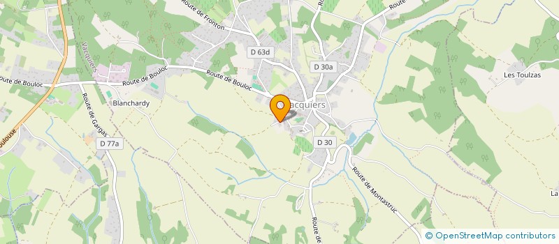 localisation de l'entreprise EURL TRAVAUX PUBLICS NORD TOULOUSAIN EN ABREGE T.P.N.T à VACQUIERS