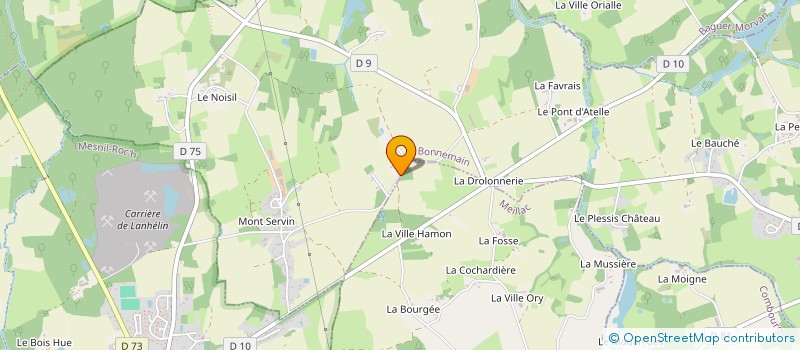 localisation de l'entreprise EURL TREHEL  BONNEMAIN