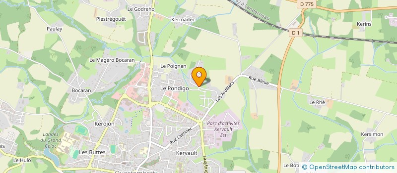 localisation de l'entreprise EURL TRELOHAN YANN  QUESTEMBERT