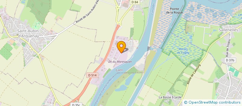 localisation de l'entreprise EURL TREVEL STEPHANE  OUISTREHAM