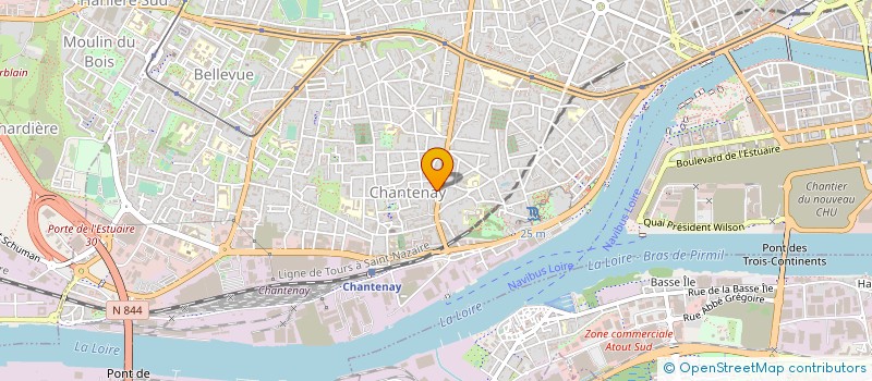 localisation de l'entreprise EURL TRIBOT à NANTES