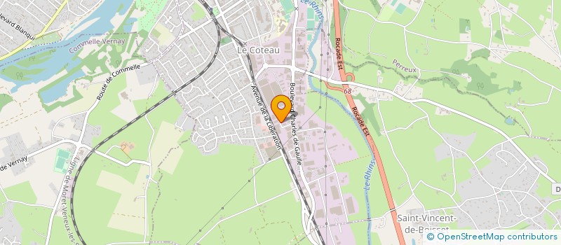 localisation de l'entreprise EURL TRICOTAGE ULYSSE à LE COTEAU