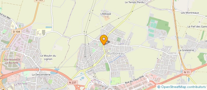 localisation de l'entreprise EURL TRILOGIC  SAINT-XANDRE