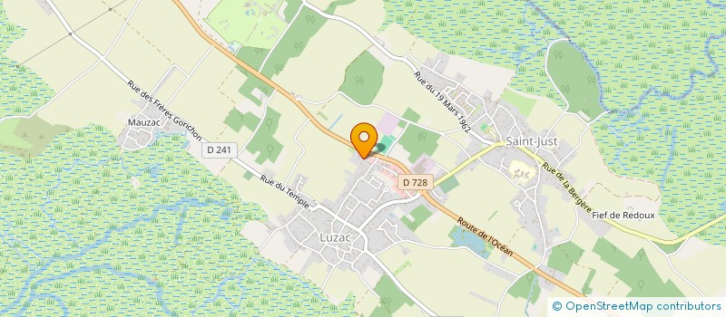 localisation de l'entreprise EURL TRIOU ROMAIN  SAINT-JUST-LUZAC