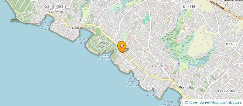 localisation de l'entreprise EURL TS  VAUX-SUR-MER