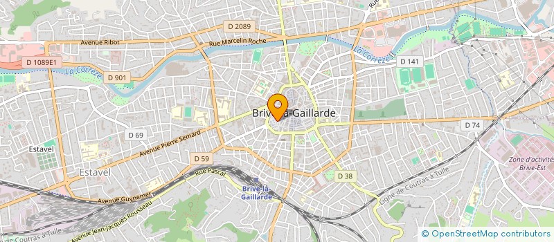 localisation de l'entreprise EURL TY BREIZH à BRIVE-LA-GAILLARDE