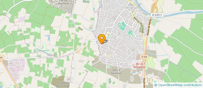 localisation de l'entreprise EURL UBRISTES à SERIGNAN