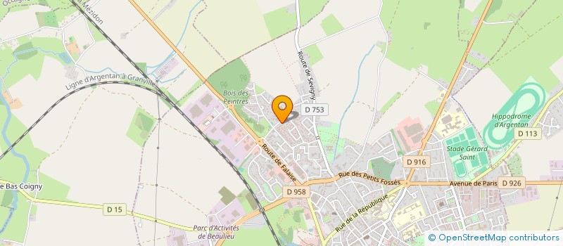 localisation de l'entreprise EURL ULAS à ARGENTAN