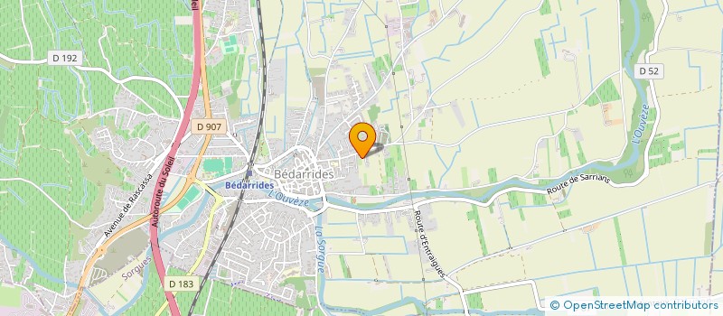 localisation de l'entreprise EURL ULPAT ATM  BEDARRIDES