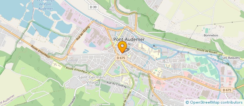 localisation de l'entreprise EURL ULTRA LOUNGE à PONT-AUDEMER