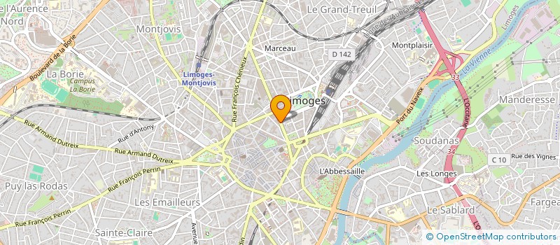localisation de l'entreprise EURL UN VENT DE PASSION à LIMOGES