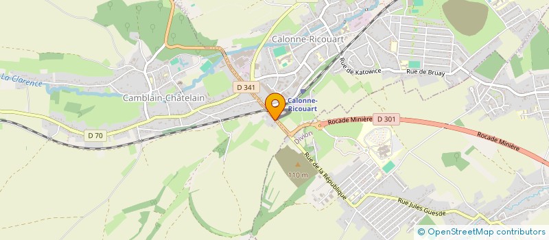 localisation de l'entreprise EURL UN ZESTE DE GOURMANDISE  CALONNE-RICOUART