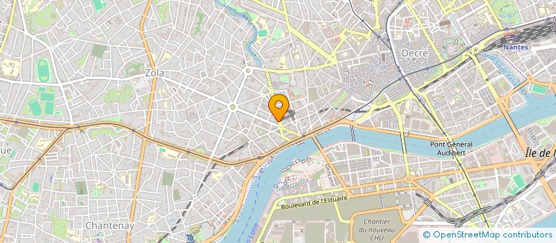 localisation de l'entreprise EURL UNIPERSONNELLE PINEAU à NANTES