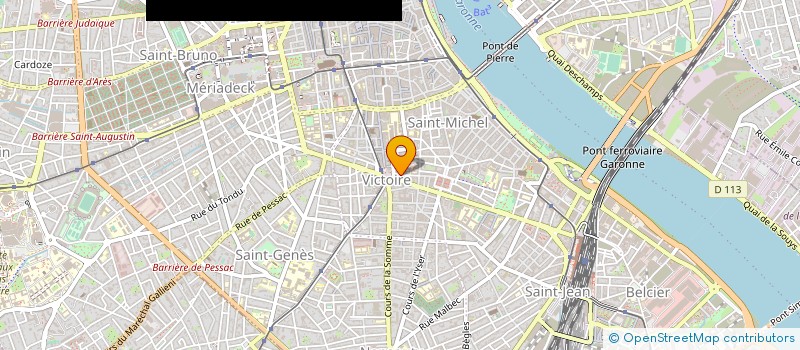 localisation de l'entreprise EURL UNITE à BORDEAUX