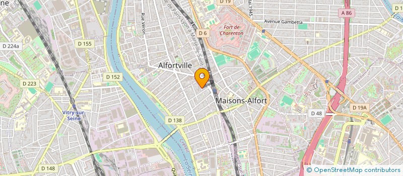 localisation de l'entreprise EURL URKA CONSEIL à ALFORTVILLE