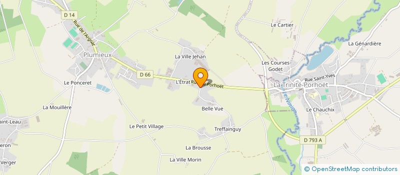 localisation de l'entreprise EURL URVOY à PLUMIEUX