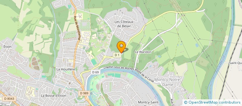 localisation de l'entreprise EURL USINAGE CAROLO ARDENNAIS à CHARLEVILLE-MEZIERES