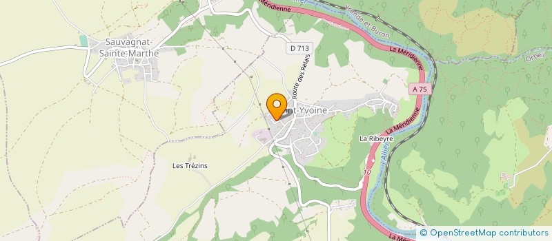 localisation de l'entreprise EURL V L C à ISSOIRE