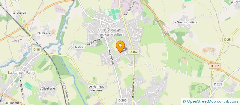 localisation de l'entreprise EURL VAILLANT PEINTURE à SAINT-GEORGES-DES-GROSEILLERS