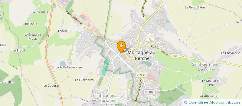 localisation de l'entreprise EURL VALERIE LARGY à MORTAGNE-AU-PERCHE