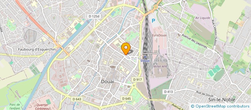 localisation de l'entreprise EURL VALLEM  DOUAI