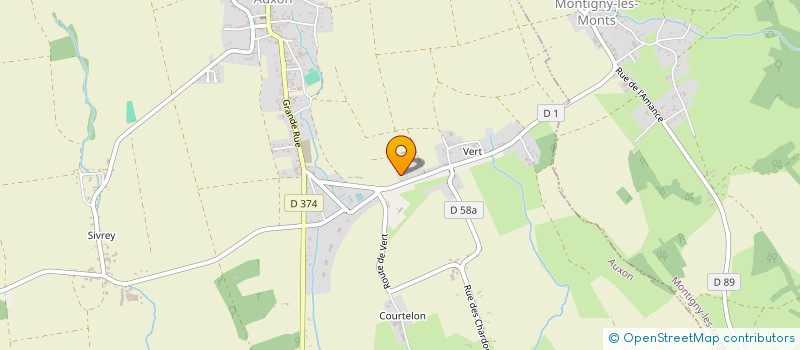 localisation de l'entreprise EURL VALLET  CHESSY-LES-PRES