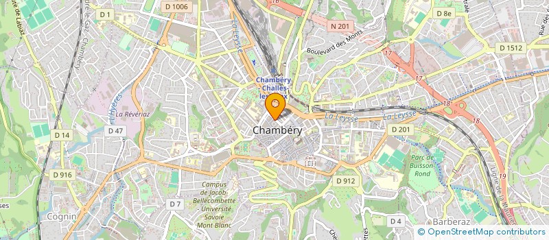 localisation de l'entreprise EURL VAN DE VELDE JOHAN  CHAMBERY