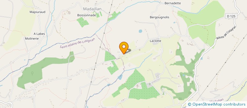 localisation de l'entreprise EURL VAN-DEN-KERKHOF ALEXANDRE  MADAILLAN