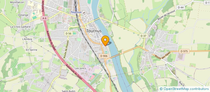 localisation de l'entreprise EURL VANDROUX à TOURNUS