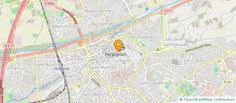 localisation de l'entreprise EURL VANESSA  PERPIGNAN