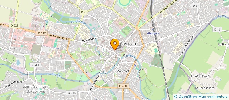 localisation de l'entreprise EURL VANILLE à ALENCON