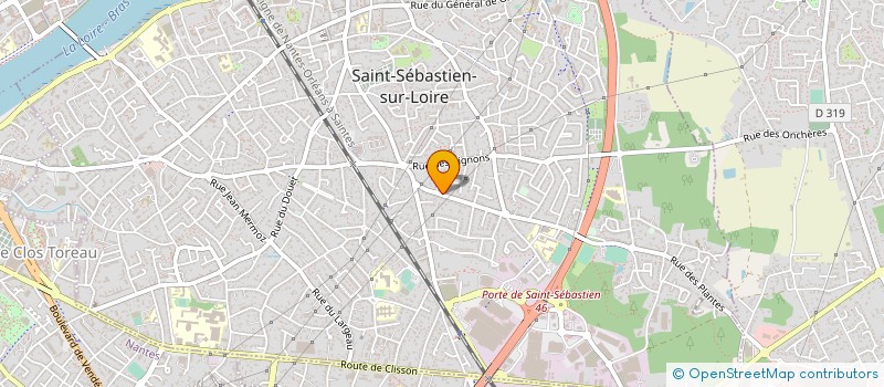 localisation de l'entreprise EURL VANTHIELT  SAINT-SEBASTIEN-SUR-LOIRE