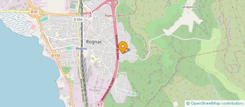 localisation de l'entreprise EURL VARGAS à ROGNAC