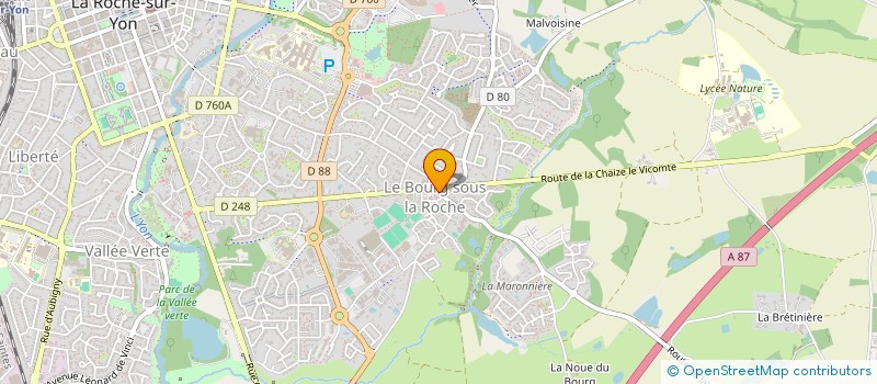 localisation de l'entreprise EURL VARIANCES 85 à LA ROCHE-SUR-YON