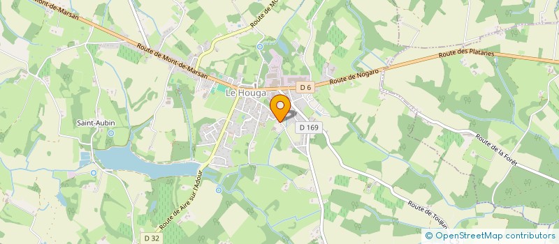 localisation de l'entreprise EURL VAROQUIER ERIC  LE HOUGA